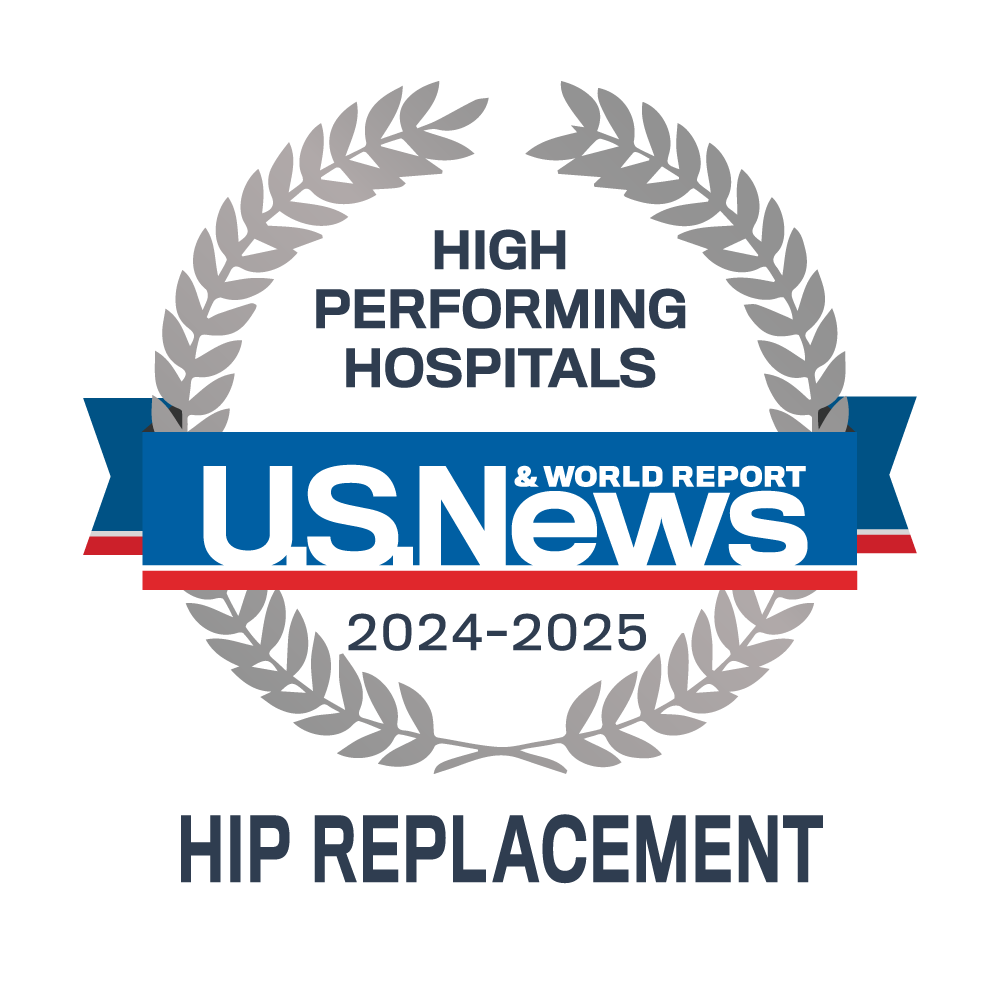 US News High Performing Hospitals 24-25 Hip replacement