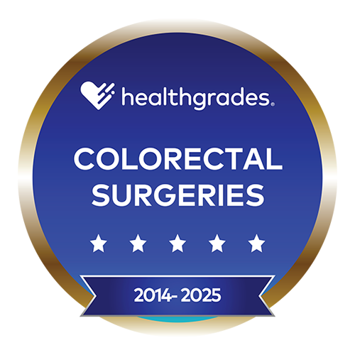 Healthgrades 5 Star Colorectal Surgeries 24-25