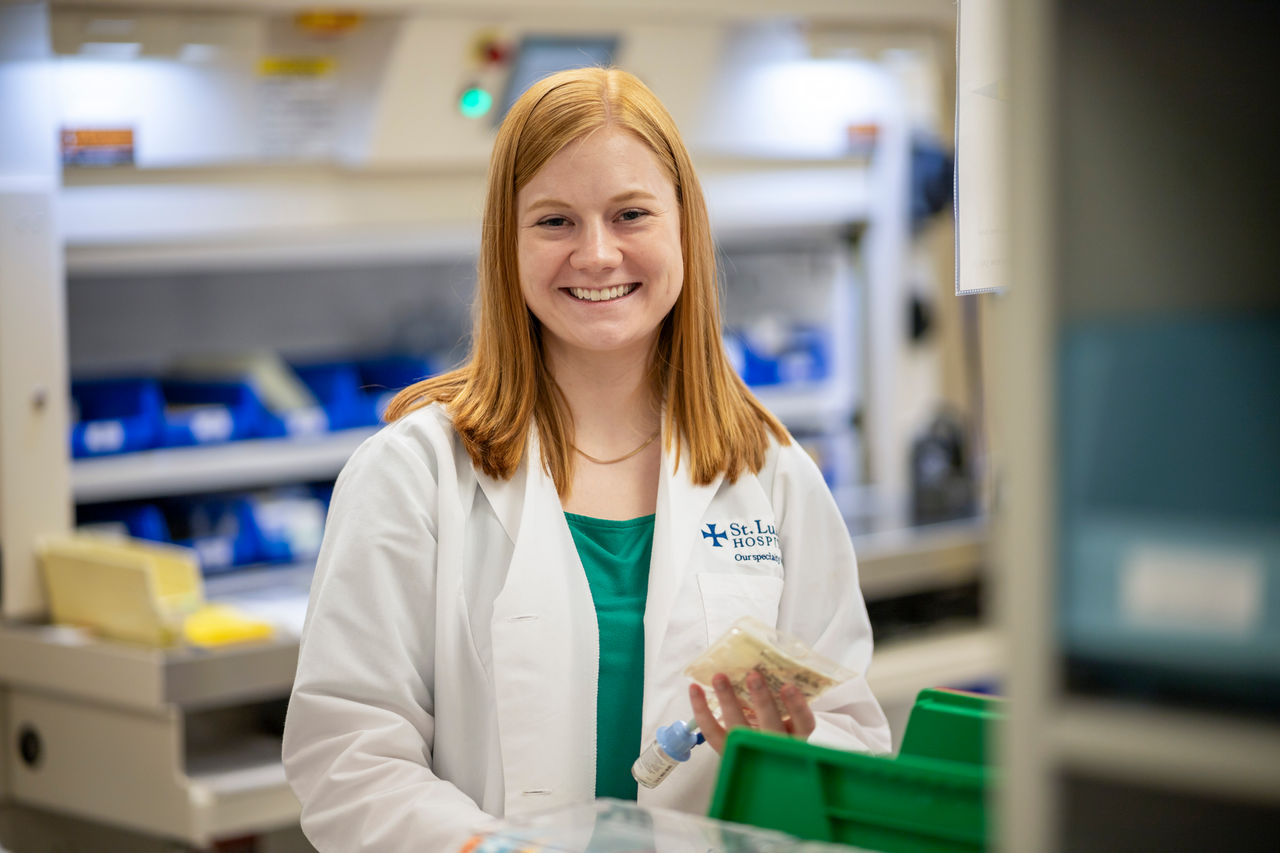 female pharmacy resident