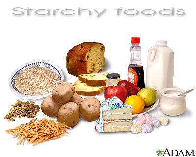 Starchy foods