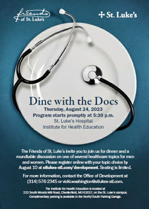 Friends of St. Luke's Dine with the Docs