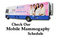 Check Our Mobile Mammography Schedule